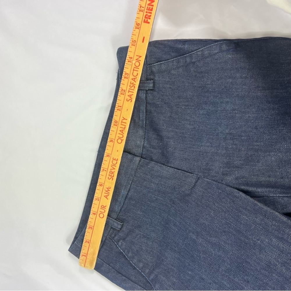 J. Crew Women’s Dark Denim Cuffed Tousers Jeans - Picture 5 of 9